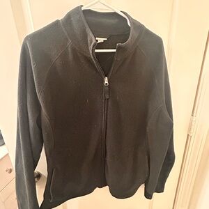 Merona Black Fleece Jacket